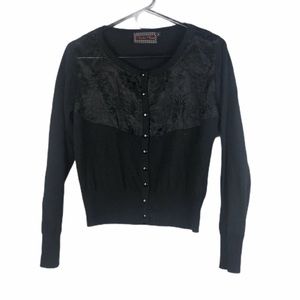 Voodoo Vixen Black Cardigan